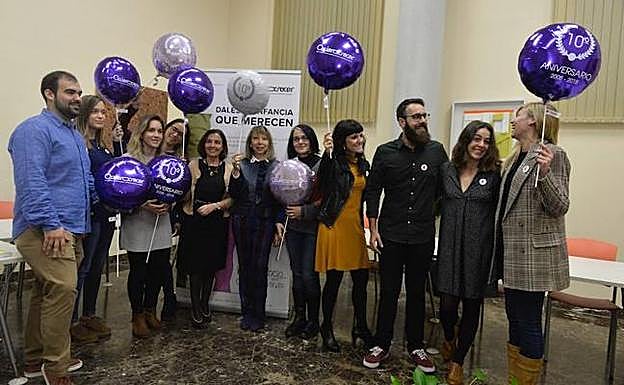 Equipo de la Asociación Quiero Crecer.