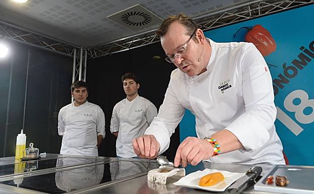 González-Conejero durante una ponencia en el evento Murcia Gastronómica de este mes de noviembre.