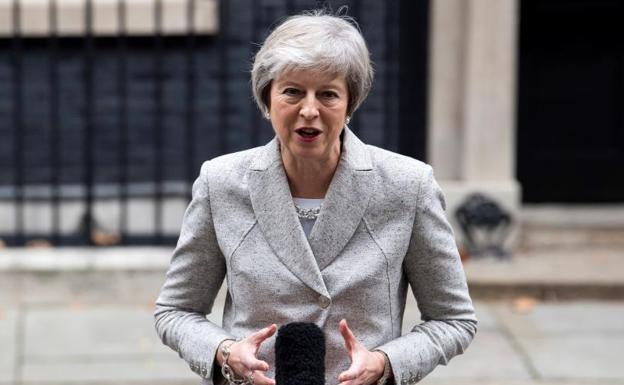 La primera ministra británica Theresa May.