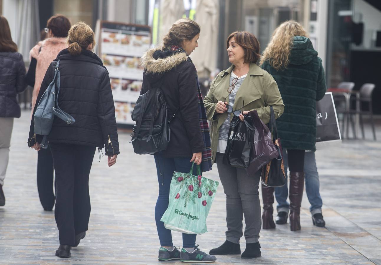 Miles de compradores se han lanzado a las tiendas para aprovechar las ofertas en tecnología, moda y todo tipo de productos que los comercios han preparado en este 'viernes negro' 