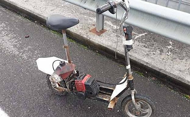 Detienen a un conductor que circulaba con un vehículo que había construido él mismo