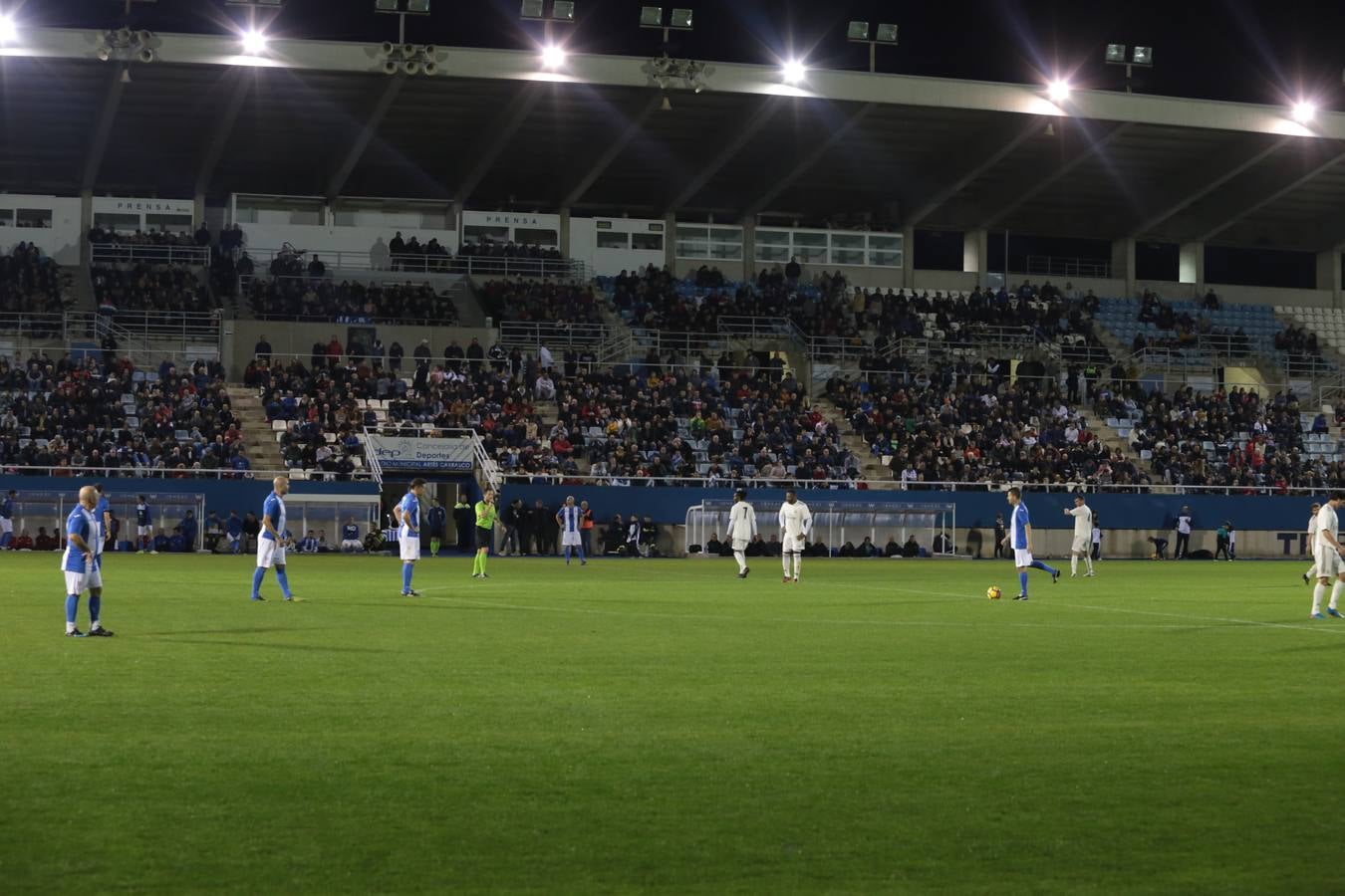 Partidazo en el Artés con motivo del Patrón de Lorca entre las leyendas del Lorca que entrenó Unai Emery y las del Real Madrid