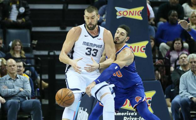 Marc Gasol, en el partido. 