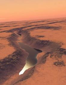 Imagen secundaria 2 - Arriba.  Año 1996. Superficie del planeta Marte tomada por la sonda Mars Pathfinder./  Abajo.  Año 2004. La NASA anuncia que el Spirit ha encontrado pruebas indirectas de la existencia de agua en el planeta rojo./ Año 2013. El Opportunity lleva en activo en Marte desde su aterrizaje en 2004.