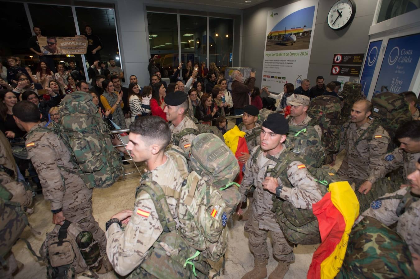 Un total de 150 militares de la Bripac regresan al cuartel de Javalí Nuevo tras formar desde mayo a las fuerzas malienses contra el terrorismo yihadista
