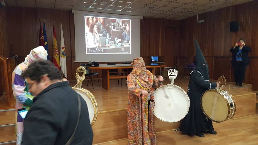 El salón de actos del Ayuntamiento de Moratalla ha estallado de júbilo al vivir en directo vía streaming la decisión tomada por la UNESCO