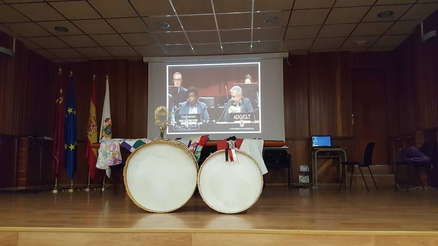 El salón de actos del Ayuntamiento de Moratalla ha estallado de júbilo al vivir en directo vía streaming la decisión tomada por la UNESCO