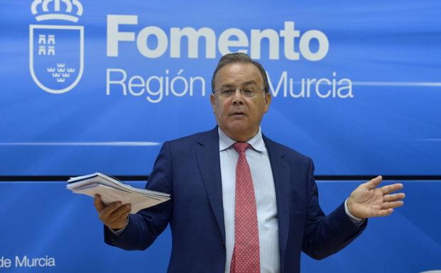 El consejero de Fomento, Patricio Valverde, en una imagen de archivo.