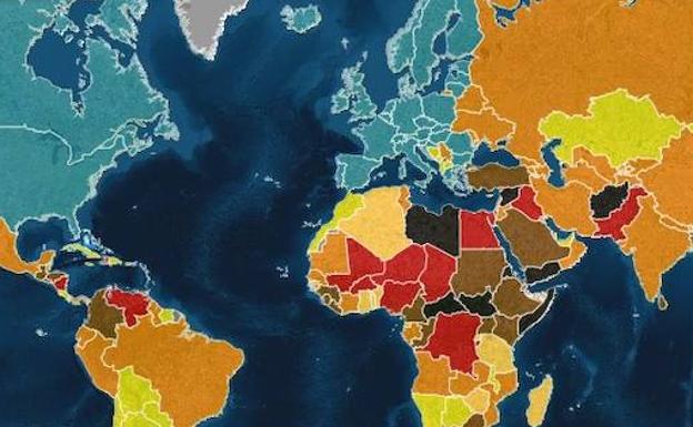 Estos son los países más peligrosos del mundo y algunos los tenemos muy cerca