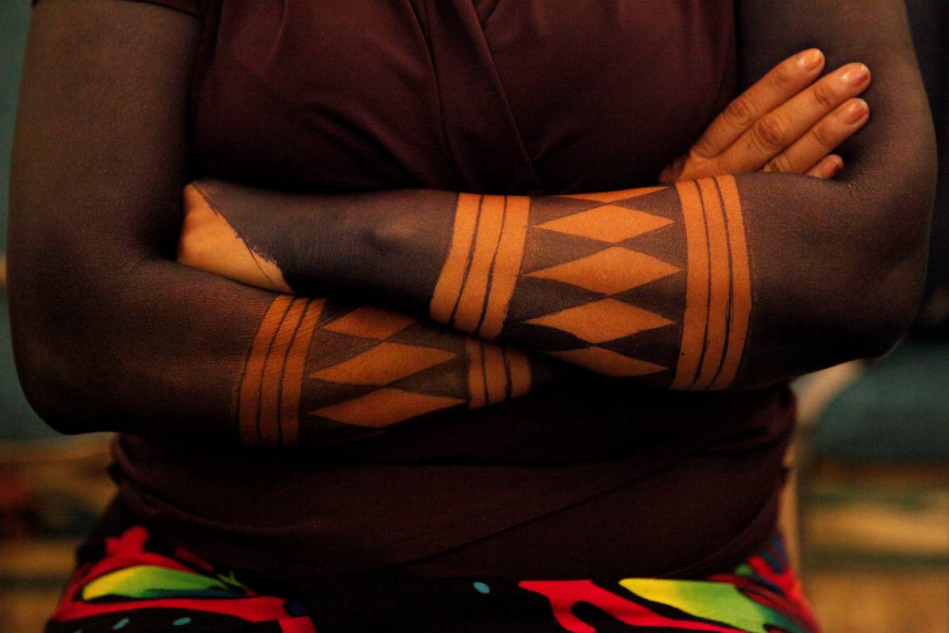 Indígenas Embera participan en el VII Congreso Territorial Mesoamericano, en Ciudad de Panamá (Panamá). Líderes indígenas colombianos dijeron estar intranquilos por la falta de recursos para la implementación del acuerdo de paz firmado entre el Gobierno y las FARC, un «retroceso» que puede llevar a que resurja o se recrudezca el conflicto.