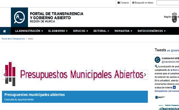 Imagen del Portal de la Transparencia.