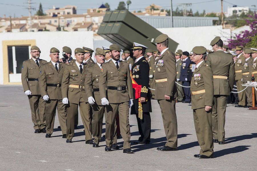Acto militar organizado por el Regimiento de Artillería Antiaérea 73
