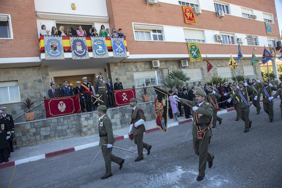 Acto militar organizado por el Regimiento de Artillería Antiaérea 73
