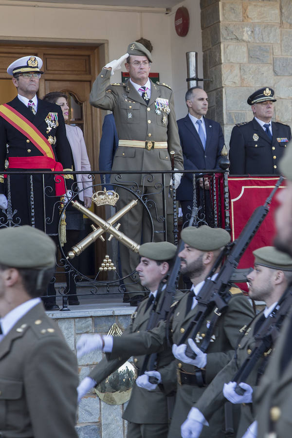 Acto militar organizado por el Regimiento de Artillería Antiaérea 73