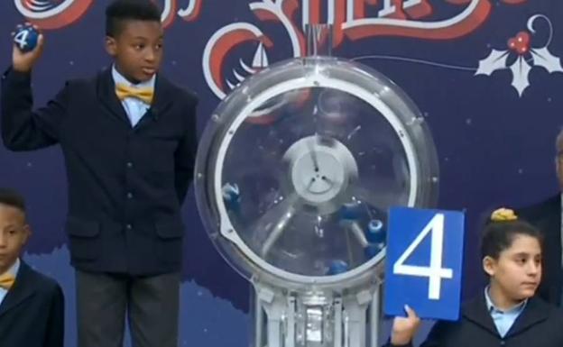 Momento del Sorteo del Niño 2019.
