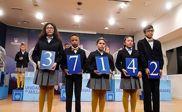 Segundo premio de la Lotería del Niño.
