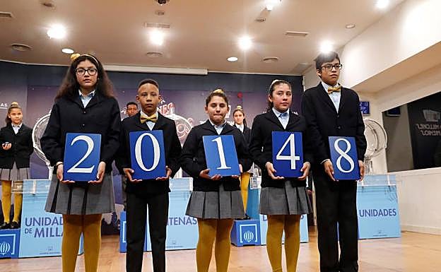 Tercer premio de la Lotería del Niño 2019.