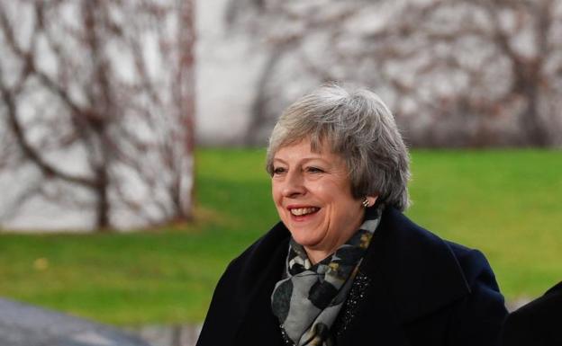 La primera ministra británica, Theresa May. 