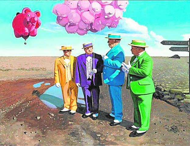 Obra de Ángel Mateo Charris que se verá en la muestra. 