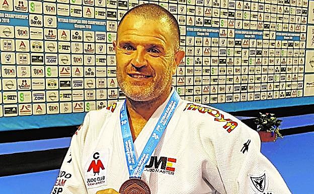 Mario Sierra, judoka veterano del Ciudad de Murcia. 