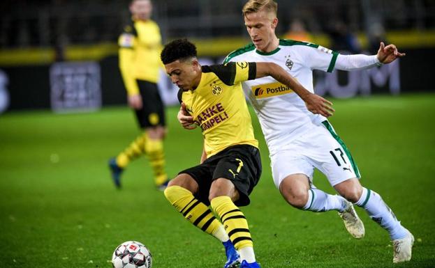 El inglés Jadon Sancho está siendo una de las grandes sensaciones de la Bundesliga. 