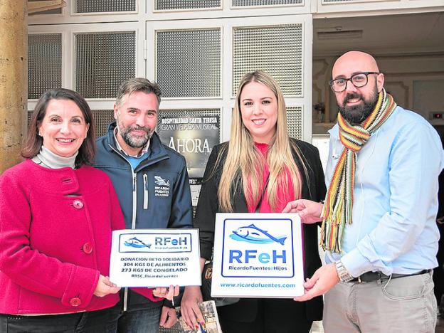 Miembros de RFeH y la Hospitalidad Santa Teresa. RFeH