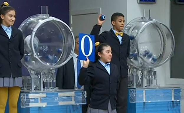 Momento del Sorteo del Niño 2019.