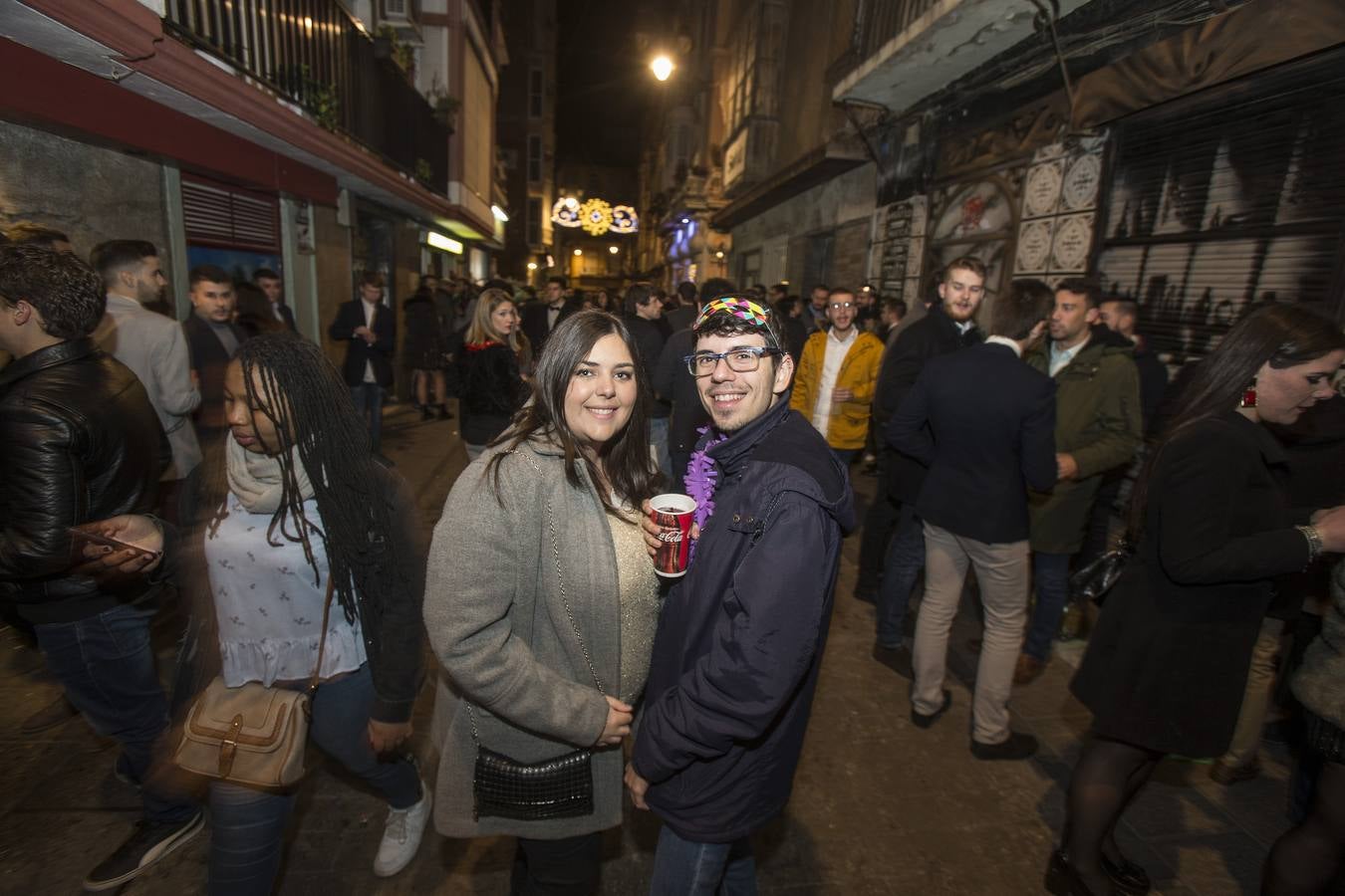 Las fiestas y el cotillón tomaron cartagena en la última noche del año.