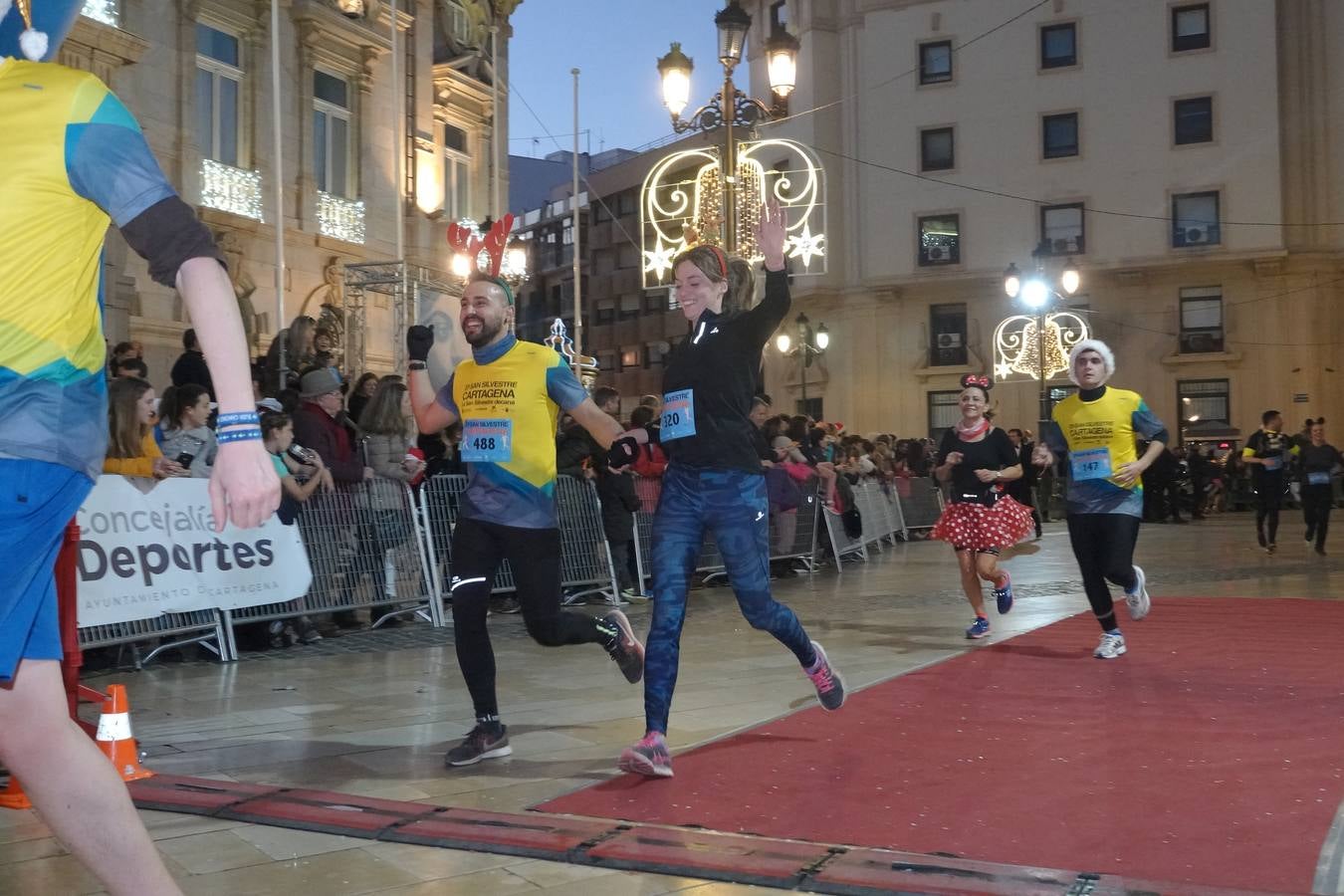 La San Silvestre de Cartagena 2018 reunió a 2.500 corredores.