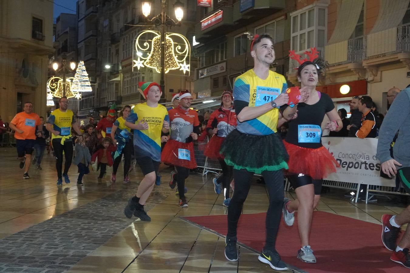 La San Silvestre de Cartagena 2018 reunió a 2.500 corredores.