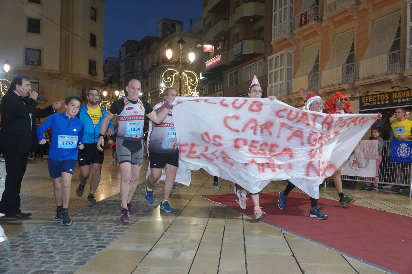 La San Silvestre de Cartagena 2018 reunió a 2.500 corredores.