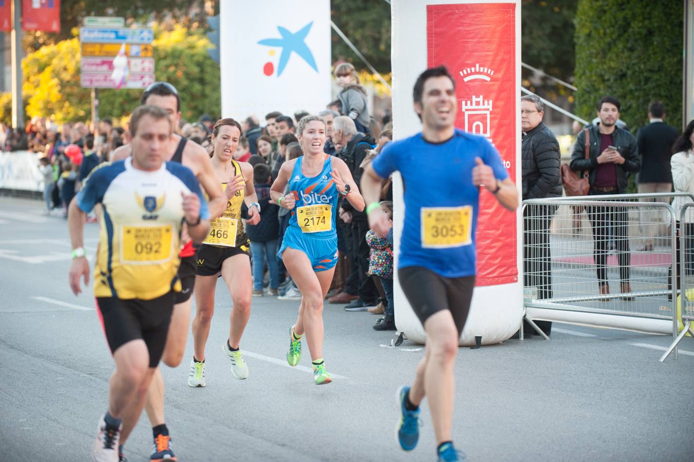 Sergio Fernández y Paloma Sánchez se imponen en la San Silvestre de Murcia