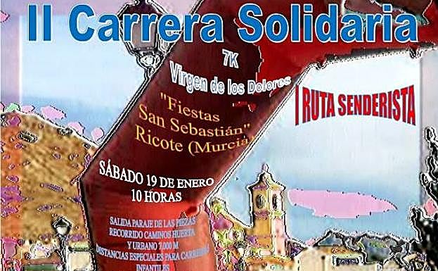 Ricote repite su carrera solidaria el 19 de enero