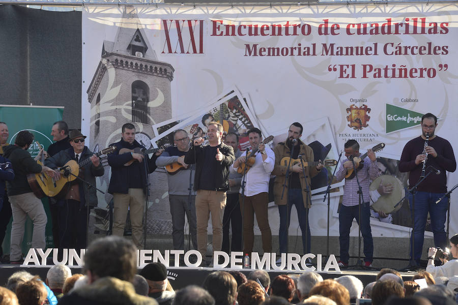 López Miras y Ballesta se retan a una 'pelea' de trovos en Patiño