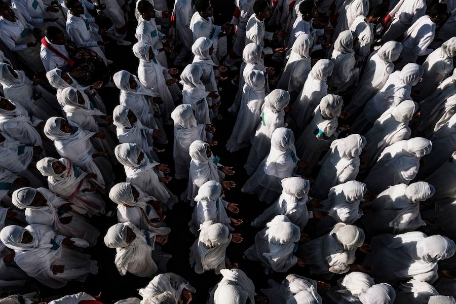 Timkat es el festival cristiano ortodoxo etíope que celebra el bautismo de Jesús en el río Jordán.