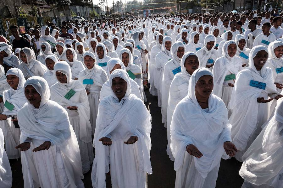 Timkat es el festival cristiano ortodoxo etíope que celebra el bautismo de Jesús en el río Jordán.