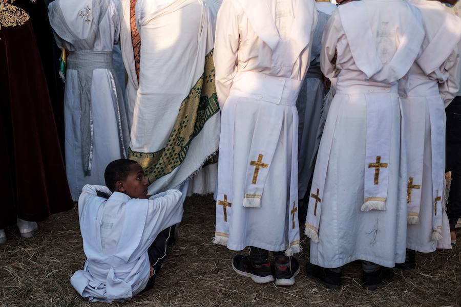 Timkat es el festival cristiano ortodoxo etíope que celebra el bautismo de Jesús en el río Jordán.