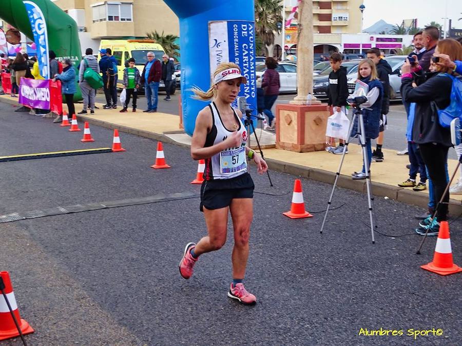 El corredormdel UCAM Cartagena se lleva la II Carrera Popular Virgen del Mar con un tiempo de 24.27 minutos, por los 28.10 para su compañera de club