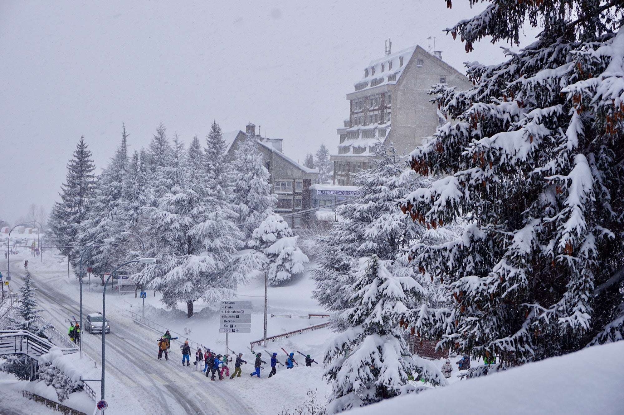 Hasta metro y medio de nieve nueva se ha registradeo en Baqueira