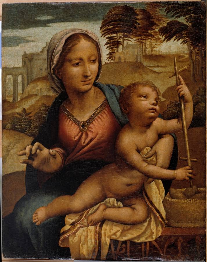 ‘La virgen del huso’.