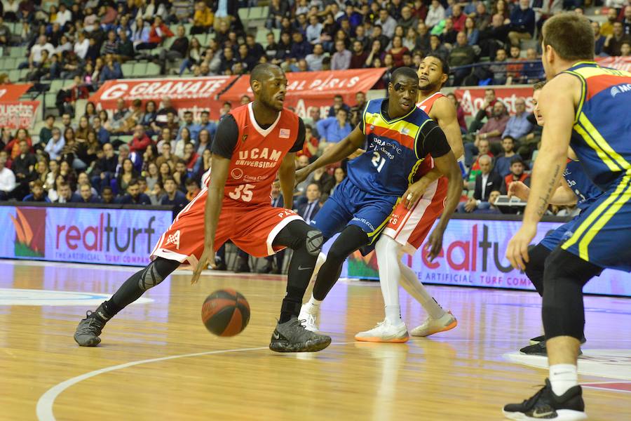 El conjunto universitario no levanta cabeza ante el conjunto entrenado por Ibon Navarro, predecesor en el banquillo murciano de Javi Juárez