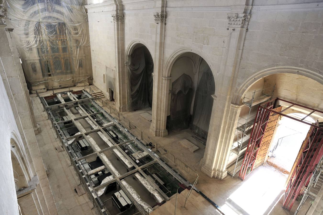 El impulso definitivo a la restauración de la iglesia renacentista, Monumento Nacional desde 1931, permitirá antes del verano disponer de un gran espacio polivalente que podrá ser utilizado, además de como sala de exposiciones, para conciertos, congresos y actos de representación.