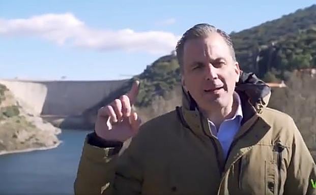 Javier Ortega Smith, secretario general de Vox, en una imagen del vídeo. 