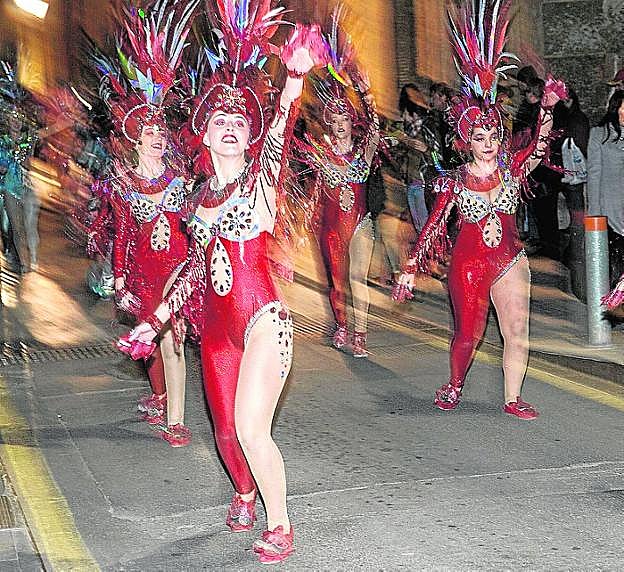 Pasacalles de carnaval del año pasado. 