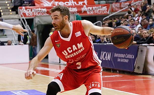 Álex Urtasun, jugador del UCAM Murcia, en una fotografía de archivo.