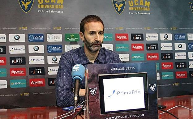 El entrenador del UCAM Murcia CB, Sito Alonso, en una imagen de archivo.