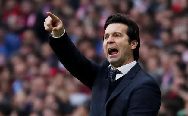 El entrenador del Real Madrid, Santiago Solari. 