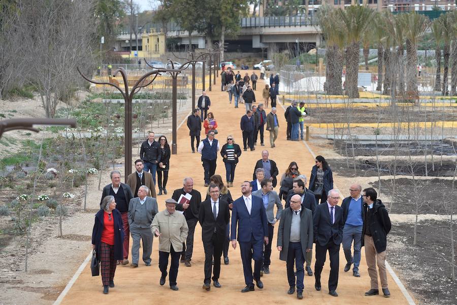 Será el primero en incorporar las nuevas tecnologías. Se ha recuperado la acequia de La Arboleja para escenificar el sistema de riego tradicional, cuenta con más de 500 árboles y 6.000 especies florares, y abrirá las 24 horas del día