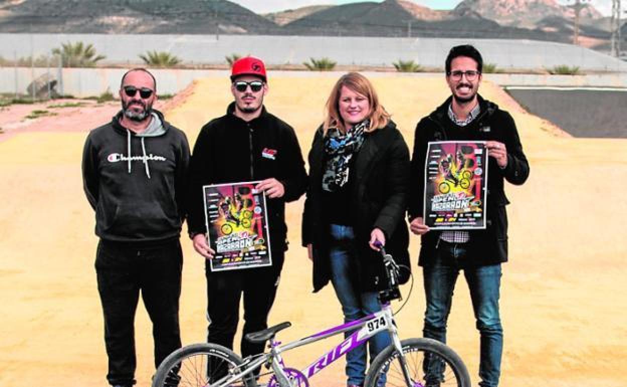 Presentación, ayer, de la Tangent Open Mazarrón de BMX. 