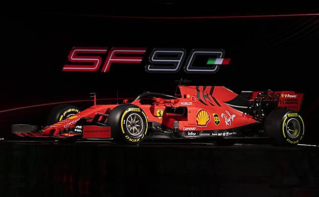 SF90, el monoplaza de Ferrari para el Mundial 2019.